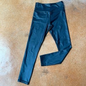 Zyia active leather look leggings